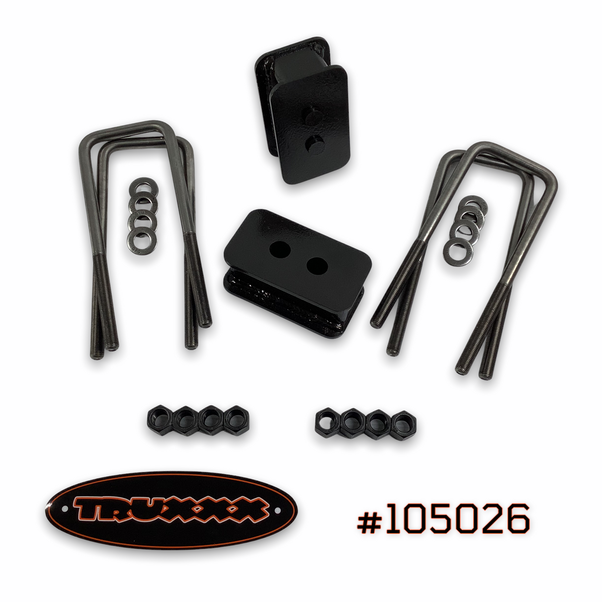 2004-2008 Ford F150 2wd - 1" rear block and ubolt kit #105026