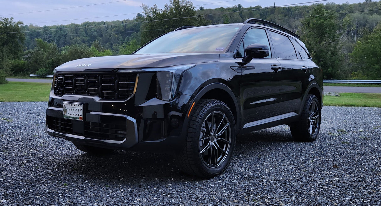 2021-2023 Kia Sorento X-Line & 2021-2023 Hyundai Santa Fe - 1.5" Front and 1.25" Rear Lift Kit with Shock Shaft Extensions #305030