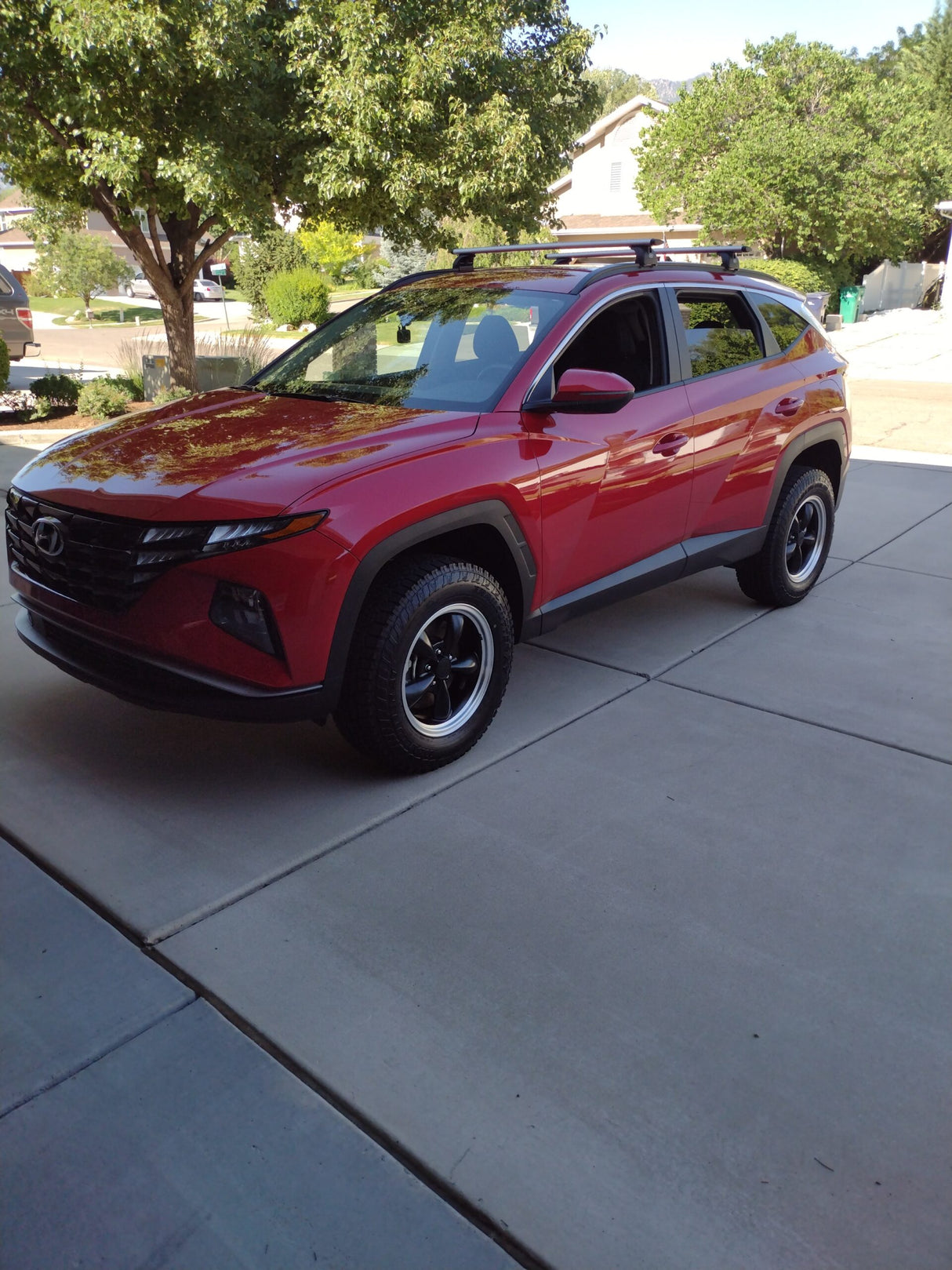 Kia Sportage 2023-2025 y Hyundai Tucson 2022-2025: kit de elevación delantera de 2,0" y trasera de 2,0" con extensiones de eje de amortiguación n.º 304056