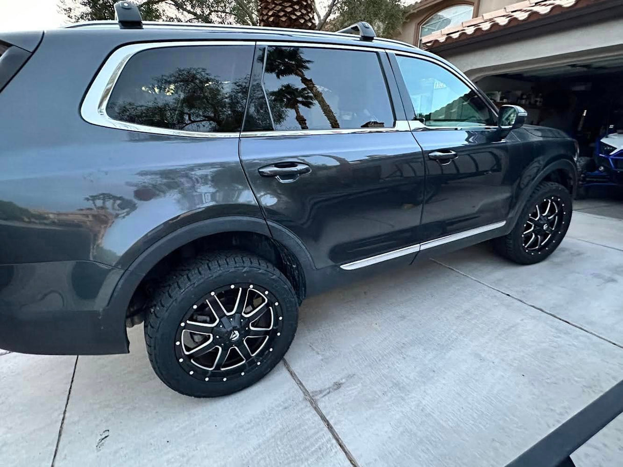 2019-2022 Kia Telluride & Hyundai Palisade - 2.0" Front Lift Kit and 2.25" Rear Lift Kit with Shock Shaft Extensions #306016
