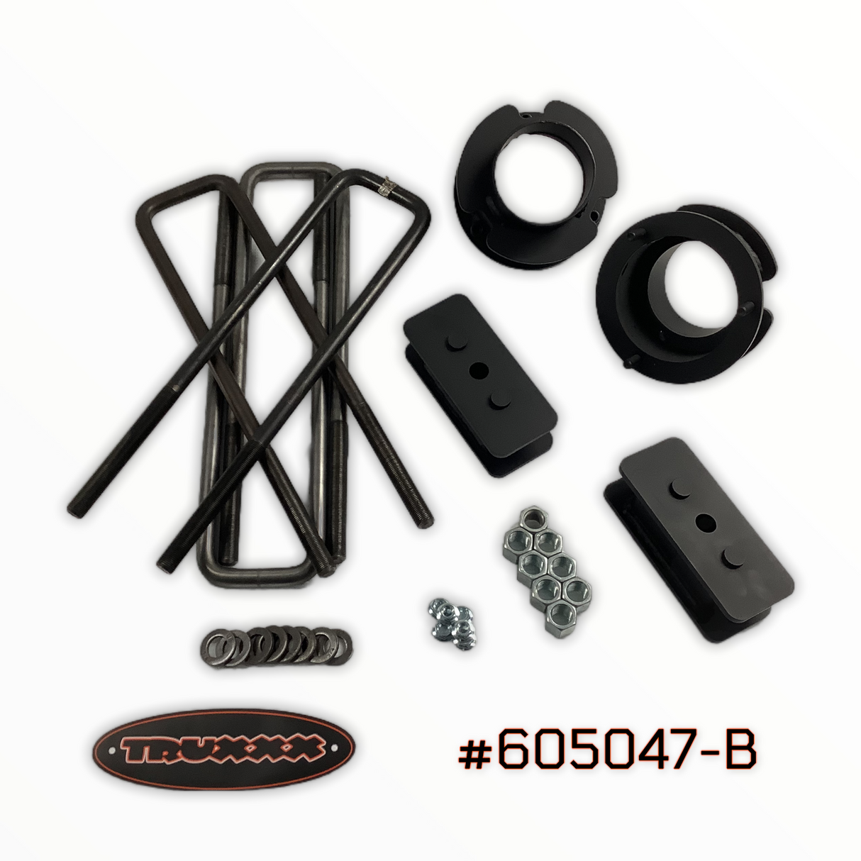 Ram 3500/4500/5500 2013-2024, cabina doble y chasis, elevación delantera de 2,25" y trasera de 2" n.º 605047-B