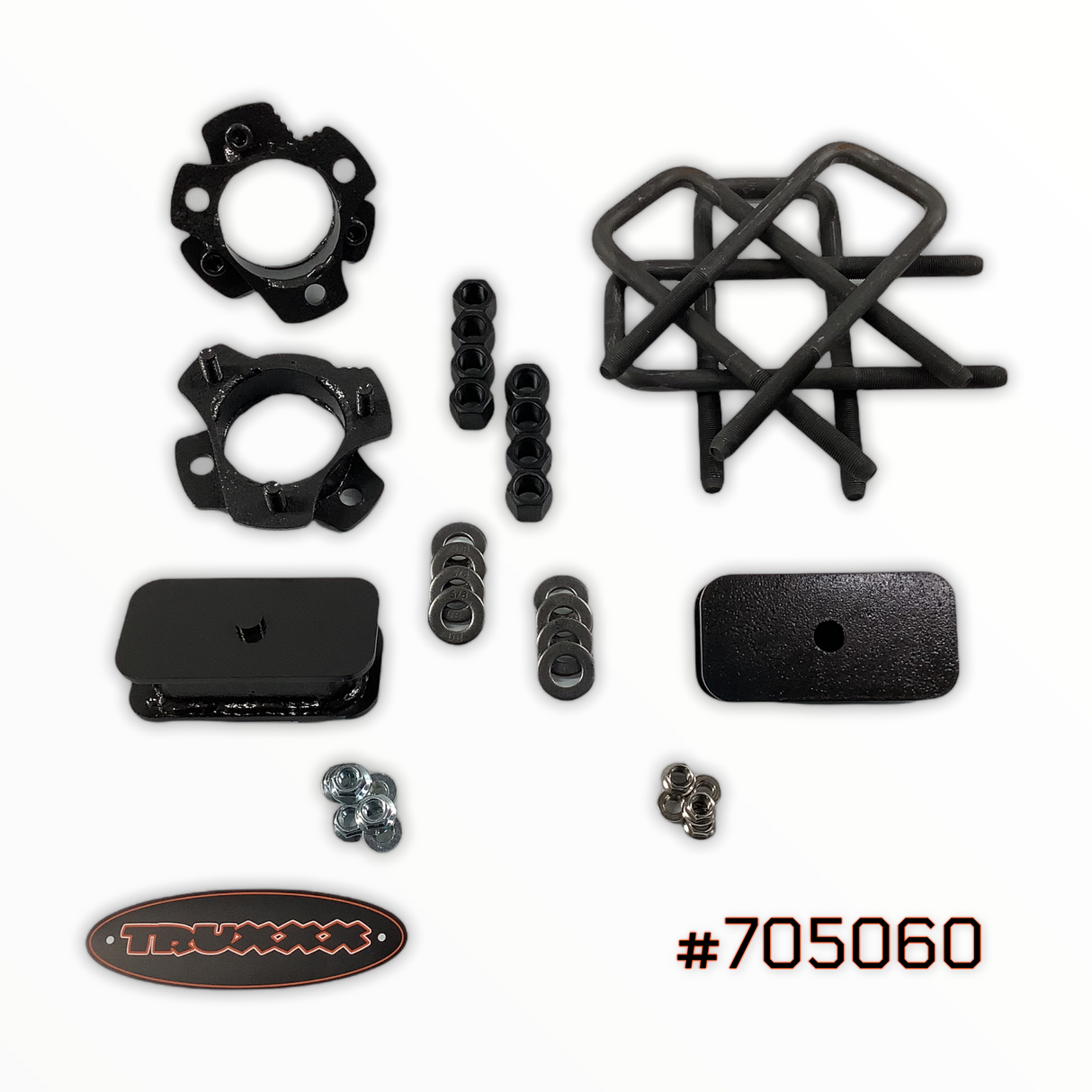 Nissan Frontier, Navara y Equator 2005-2021: kit de elevación delantera de 3" y trasera de 1,5" n.º 705060