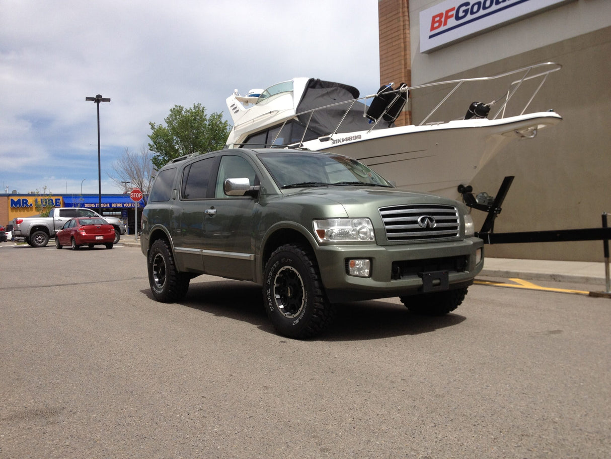 2004-2015 Nissan Armada & 2004-2010 Infinity QX56, 2WD & 4WD - 2" Front & 1" Rear Lift Kit #707012