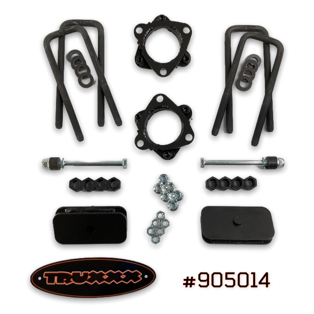 2005-2023 Toyota Tacoma 4x4 & 2002-2023 Tacoma PreRunner 4x2 (2wd 6 lug chassis)- 2" Front & 1" Rear Lift Kit - 2wd & 4x4 #905014