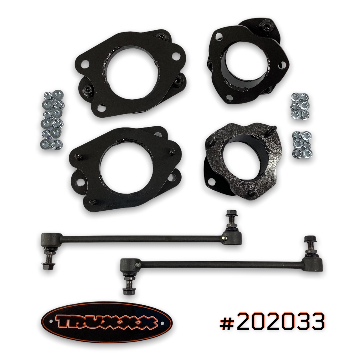 2016-2022 Honda Pilot &amp; 2019-2024 Honda Passport - 1.5" front & 1.75" rear lift - Sway Bar Links Included #202033
