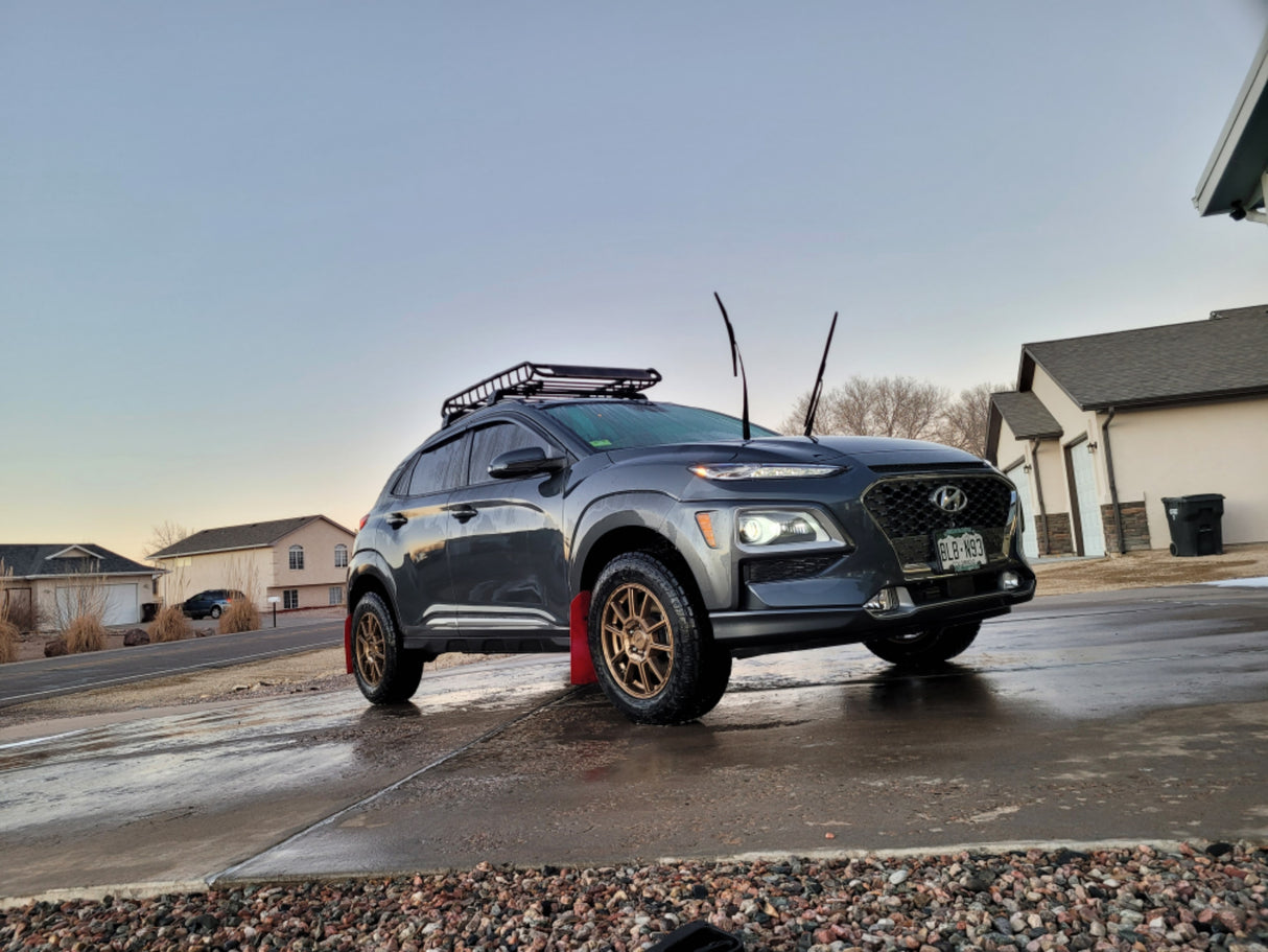 2019-2023 Kia Seltos SUV &amp; 2018-2023 Hyundai Kona SUV - 2.0" Front and 2.0" Rear Lift Kit with Shock Shaft Extensions #304024