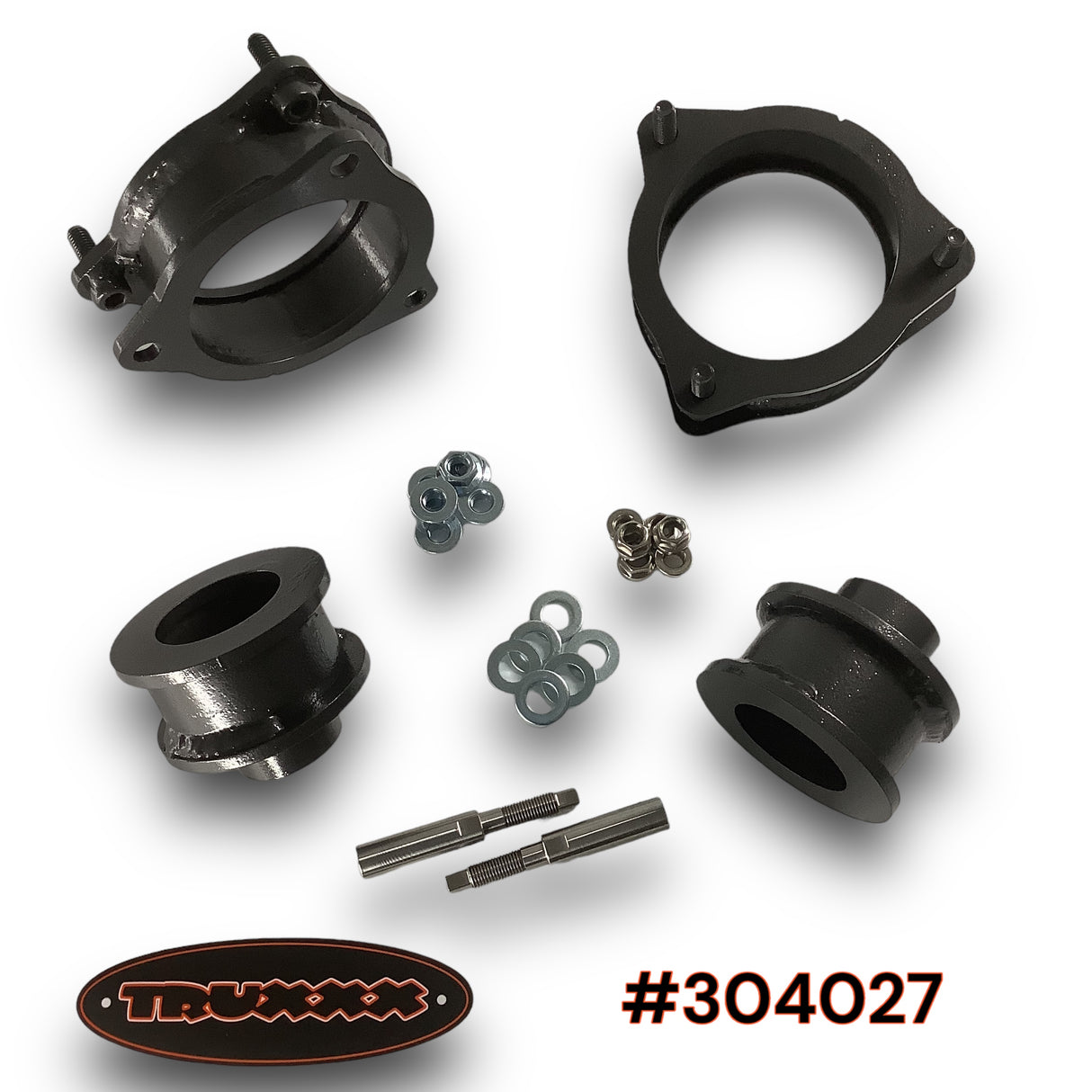 2024-2025 Kia Seltos SUV &amp; 2024-2025 Hyundai Kona SUV - 2.0" Front and 2.0" Rear Lift Kit with Shock Shaft Extensions #304027