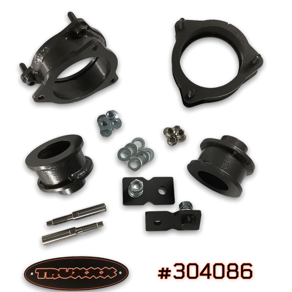2023-2025 Kia Sportage Hybrid &amp; 2022-2025 Hyundai Tucson Hybrid- 2.0" Front and 2.0" Rear Lift Kit With Shock Shaft Extensions #304086