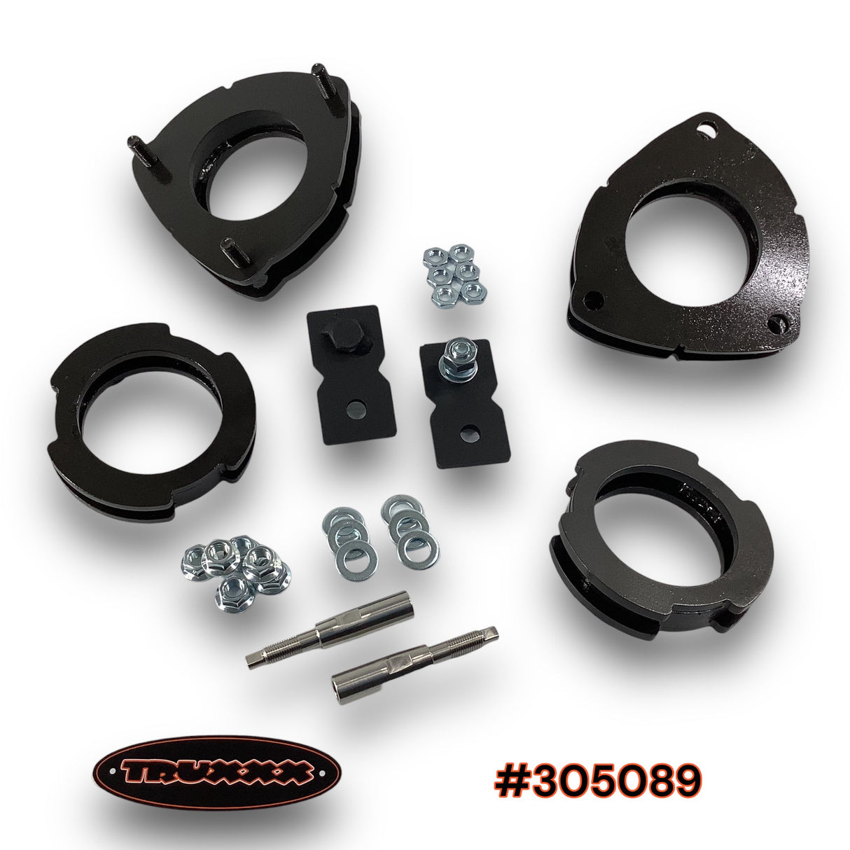 2021-2025 Kia Sorento SUV Hybrid & Plug-In Hybrid &amp; 2021-2023 Hyundai Santa Fe SUV Hybrid & Plug-In Hybrid- 1.5" Front and 1.25" Rear Lift Kit with Shock Shaft Extensions #305089