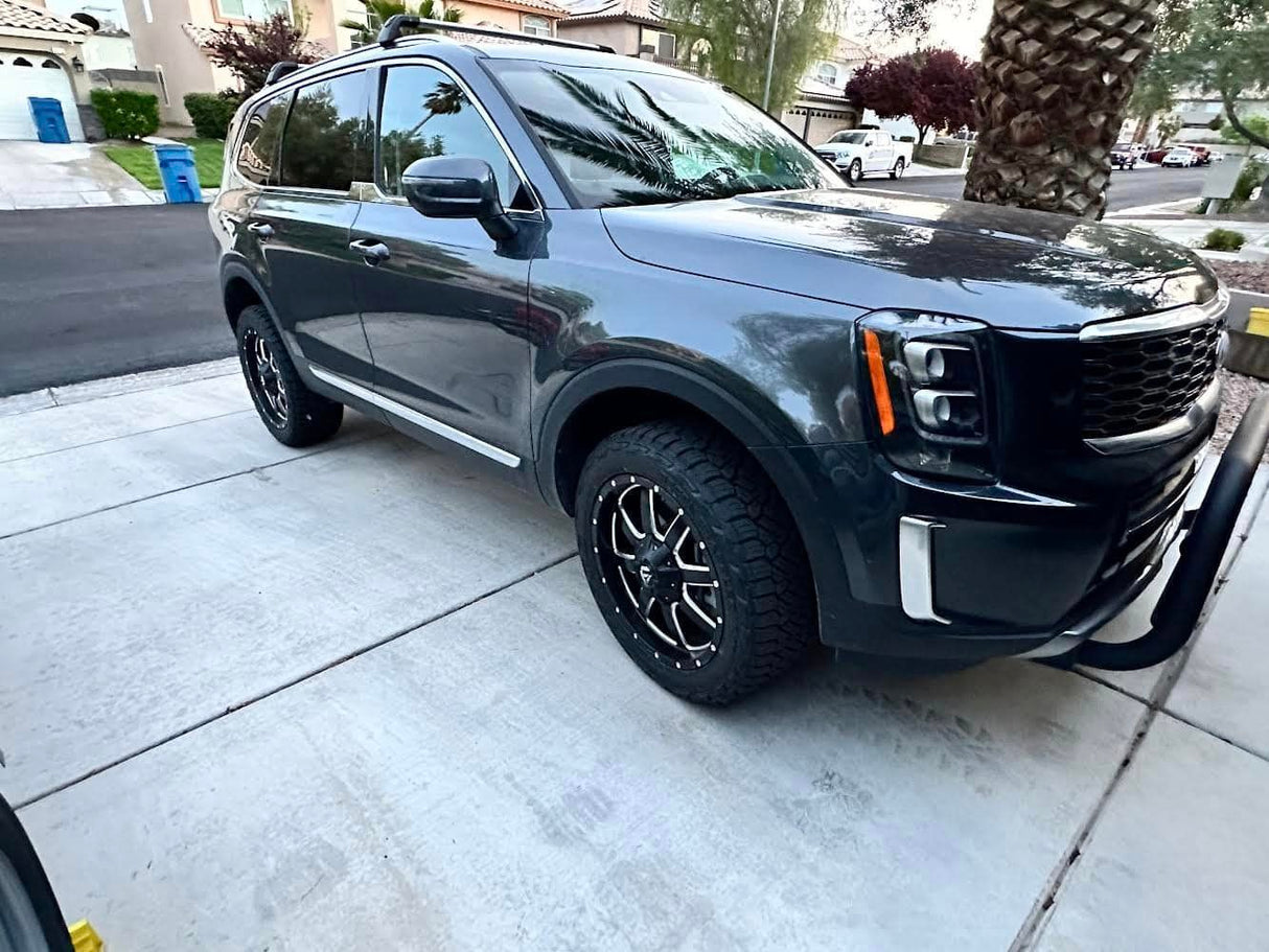 2019-2022 Kia Telluride &amp; Hyundai Palisade - 2.0" Front Lift Kit and 2.25" Rear Lift Kit with Shock Shaft Extensions #306016