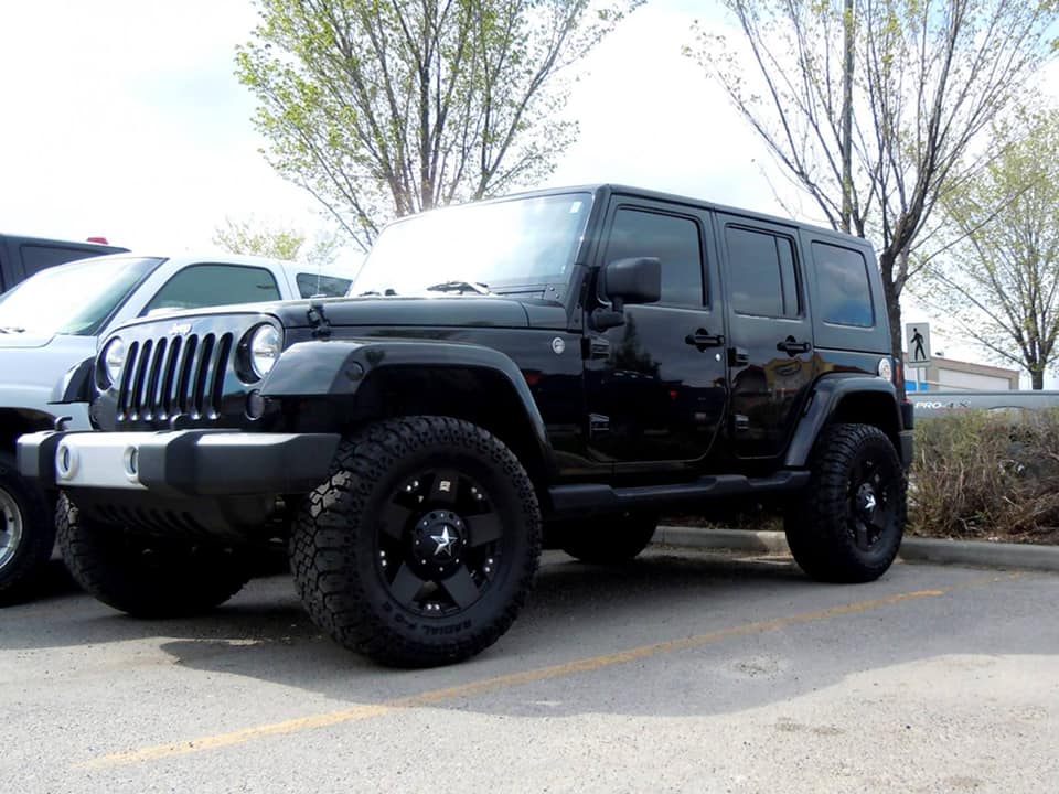 2007-2018 Jeep Wrangler JK Unlimited, Rubicon, Sahara - 2.5" Front &amp; 2" Rear Lift Kit #601012