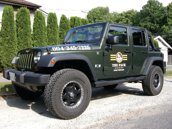 2007-2018 Jeep Wrangler JK Unlimited, Rubicon, Sahara - 2.5" Front &amp; 2" Rear Lift Kit #601012