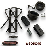 2013-2024 Dodge Ram 3500/4500/5500 4WD - 2" Front &amp; 1" Rear Lift Kit #605045